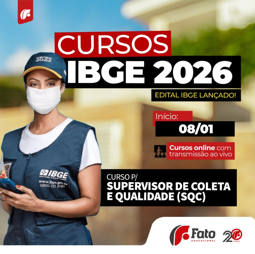 CURSO IBGE - SUPERVISOR DE COLETA E QUALIDADE (SQC)