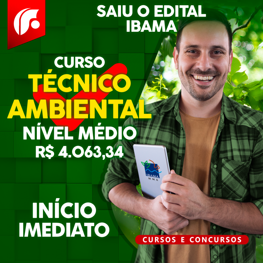 Curso Tcnico Ambiental IBAMA  Nvel Mdio - ONLINE