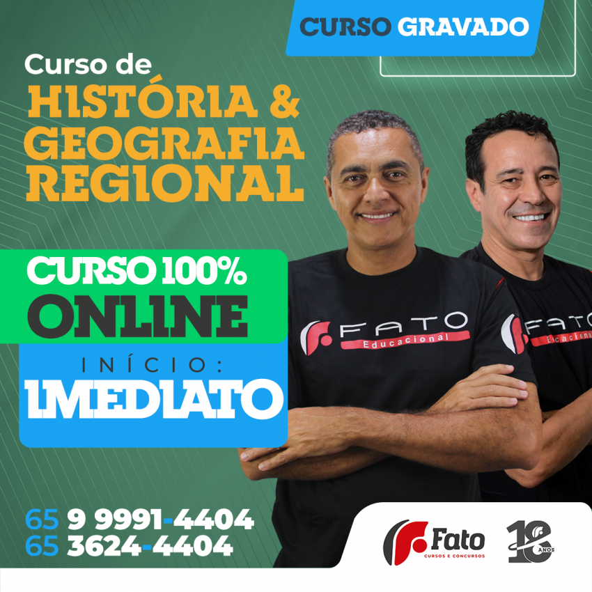 Curso de Histria e Geografia Regional