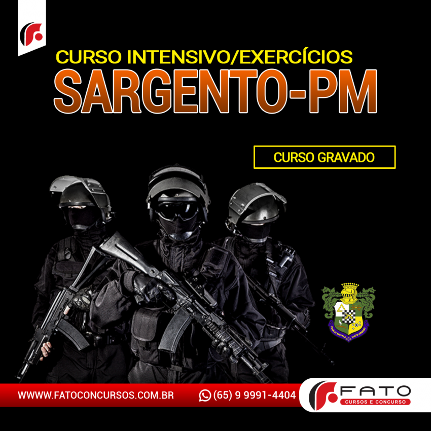 Curso para Sargento - Polcia Militar - Online