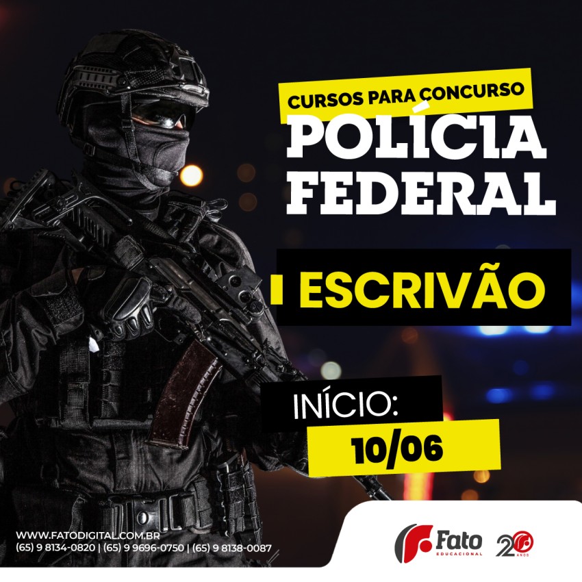 PF 2025  ESCRIVO DE POLCIA FEDERAL