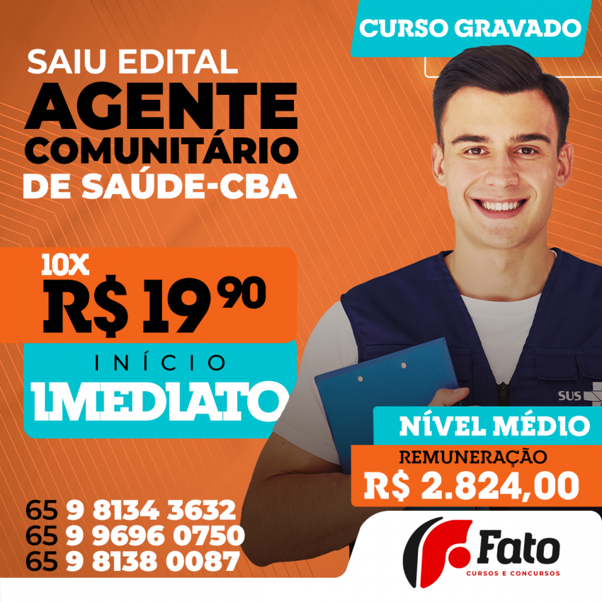 SMS-CBA 2024 | AGENTE COMUNITRIO DE SADE