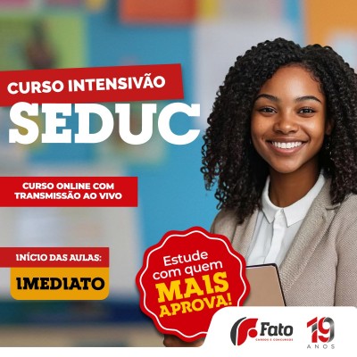 CURSO INTENSIVO SEDUC ll  2024 - ONLINE