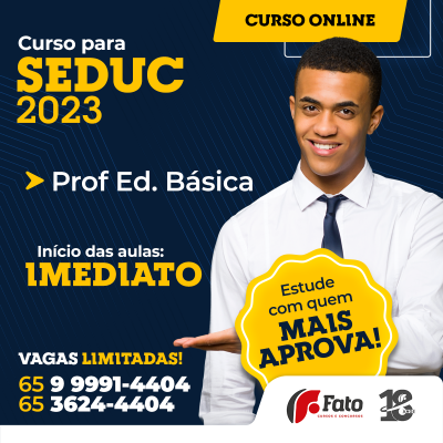 CURSO SEDUC 2023 - PROFESSOR ONLINE
