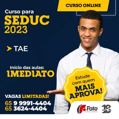 CURSO SEDUC 2023 - TCNICO ADMINISTRATIVO ESCOLAR ONLINE