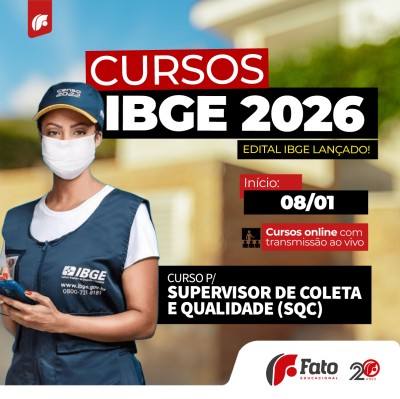 CURSO IBGE - SUPERVISOR DE COLETA E QUALIDADE (SQC)