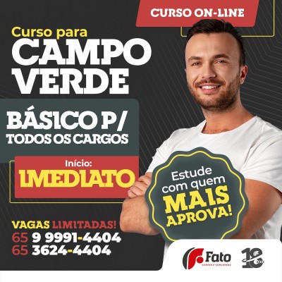 Curso de Campo Verde Bsico para Todos os Cargos - Online