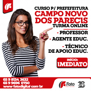 Curso para Campo Novo dos Parecis 2024