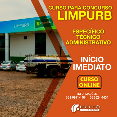 Curso para LIMPURB - Especfico Tcnico Administrativo