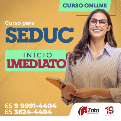 Curso para SEDUC 2024 - ONLINE