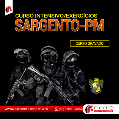 Curso para Sargento - Polícia Militar - Online