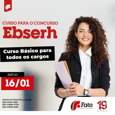 EBSERH 2025 - BSICO PARA TODOS OS CARGOS - ONLINE