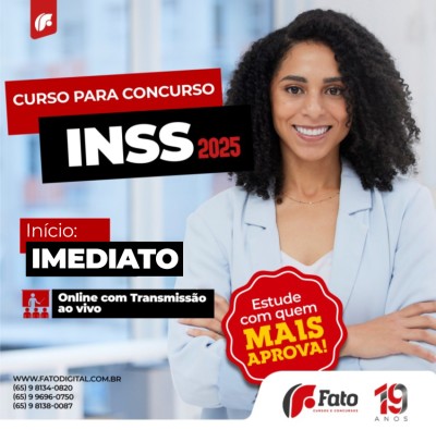 INSS Pr� Edital 2025 - GRAVADO