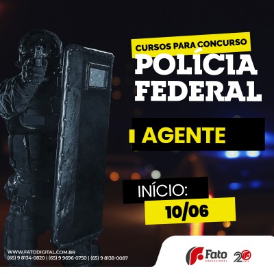 PF 2025  AGENTE DE POLCIA FEDERAL