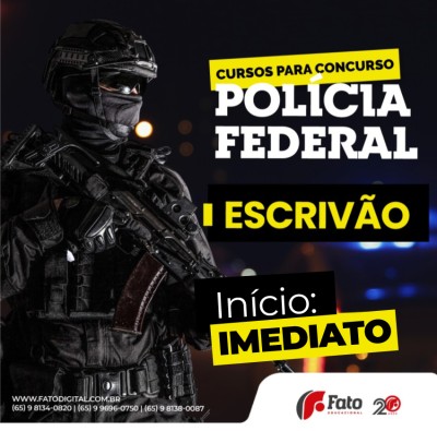 PF 2025 � ESCRIV�O DE POL�CIA FEDERAL - GRAVADO