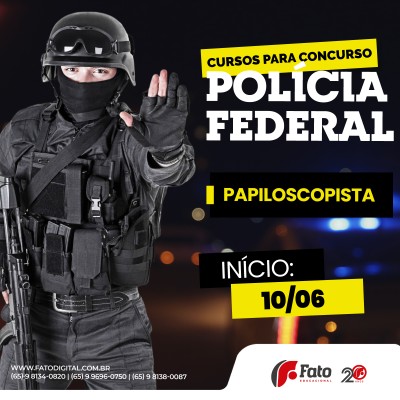 PF 2025  PAPILOSCOPISTA DE POLCIA FEDERAL