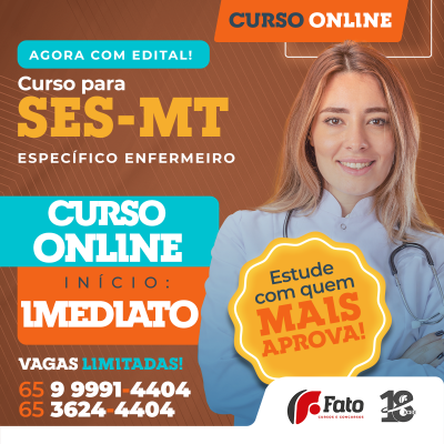 SES-MT 2024 - ESPECFICO ENFERMEIRO - ONLINE