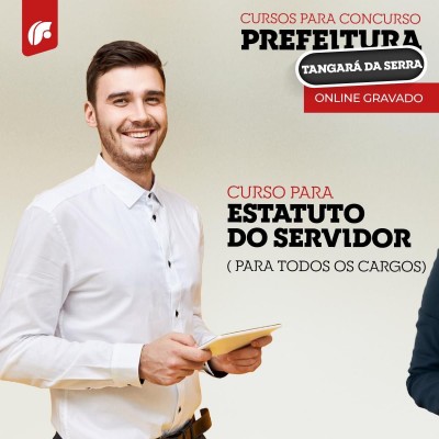 Prefeitura de Tangar da Serra 24 - Estatuto do Servidor para Todos os Cargos